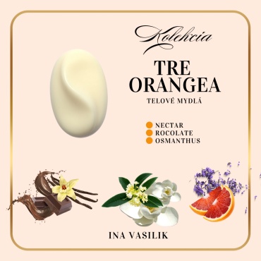 TRE ORANGEA kolekcia mydiel